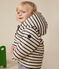 Babies' puffer jacket in PU AVALANCHE white/SMOKING blue