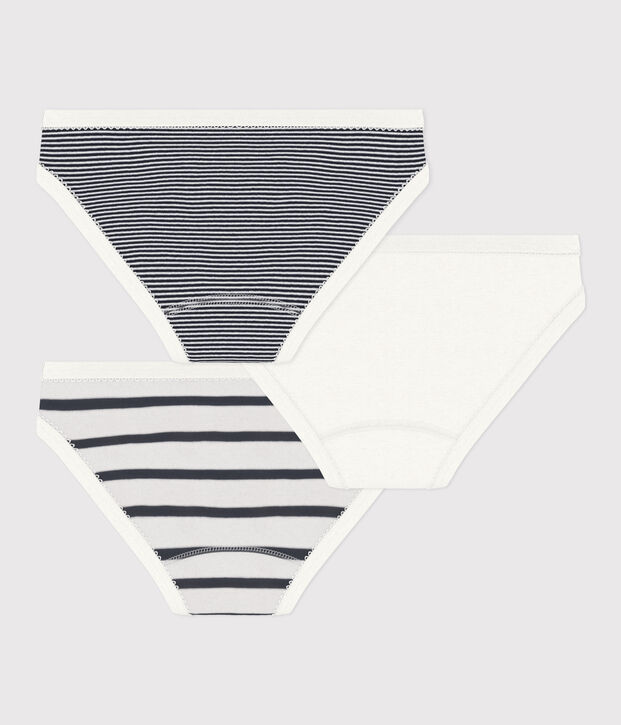 Girls' Striped Knickers - 3-Pack multicolor