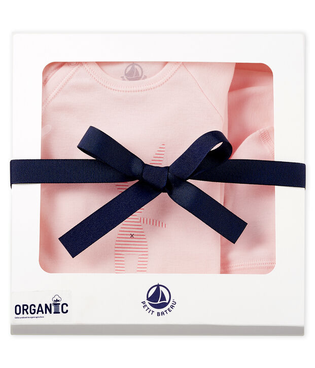 Newborn rib knit gift set multicolor