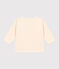 Babies' Long-Sleeved Jersey T-Shirt AVALANCHE Ecru