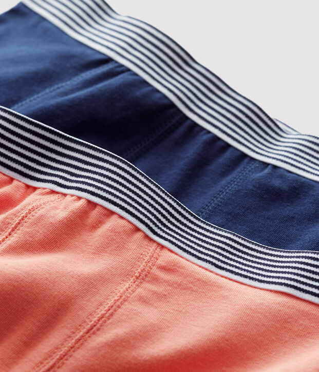 Boys' Cotton and Elastane Boxer Shorts - 2-Pack multicolor