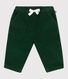 Babies' plain corduroy trousers