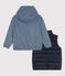 Children's Unisex 3-in-1 Windbreaker SMOKING blue