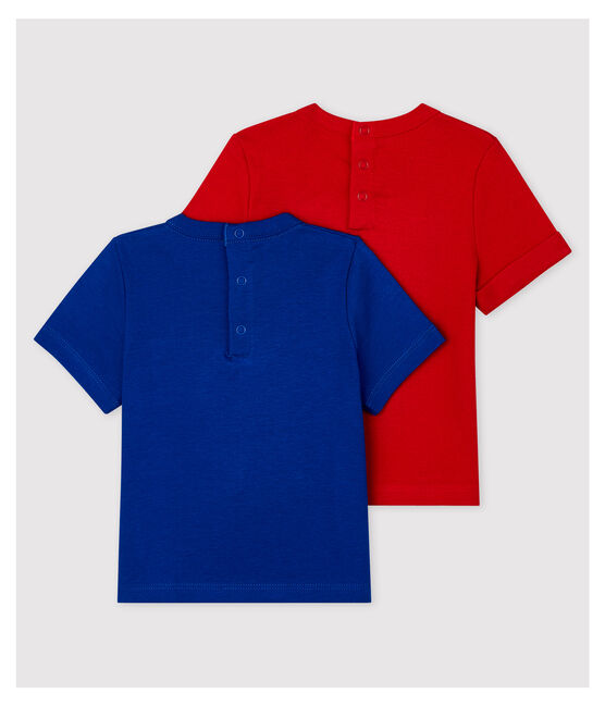 Baby Boys' Plain Ribbed T-Shirt - 2-Pack variante 1
