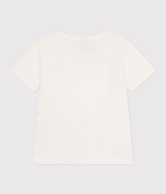 Boys' Printed Lightweight Jersey T-shirt MARSHMALLOW white