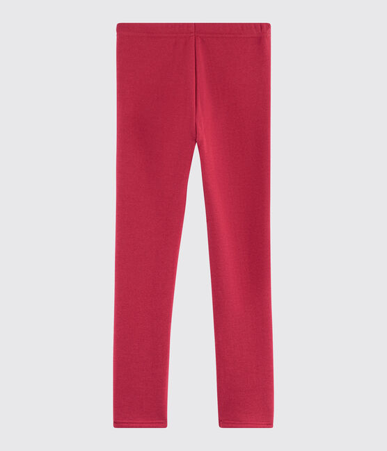 Girls' Fleece Jeggings POPPY pink