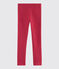 Girls' Fleece Jeggings POPPY pink