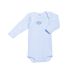 Baby boy long-sleeve bodysuit in milleraies stripe