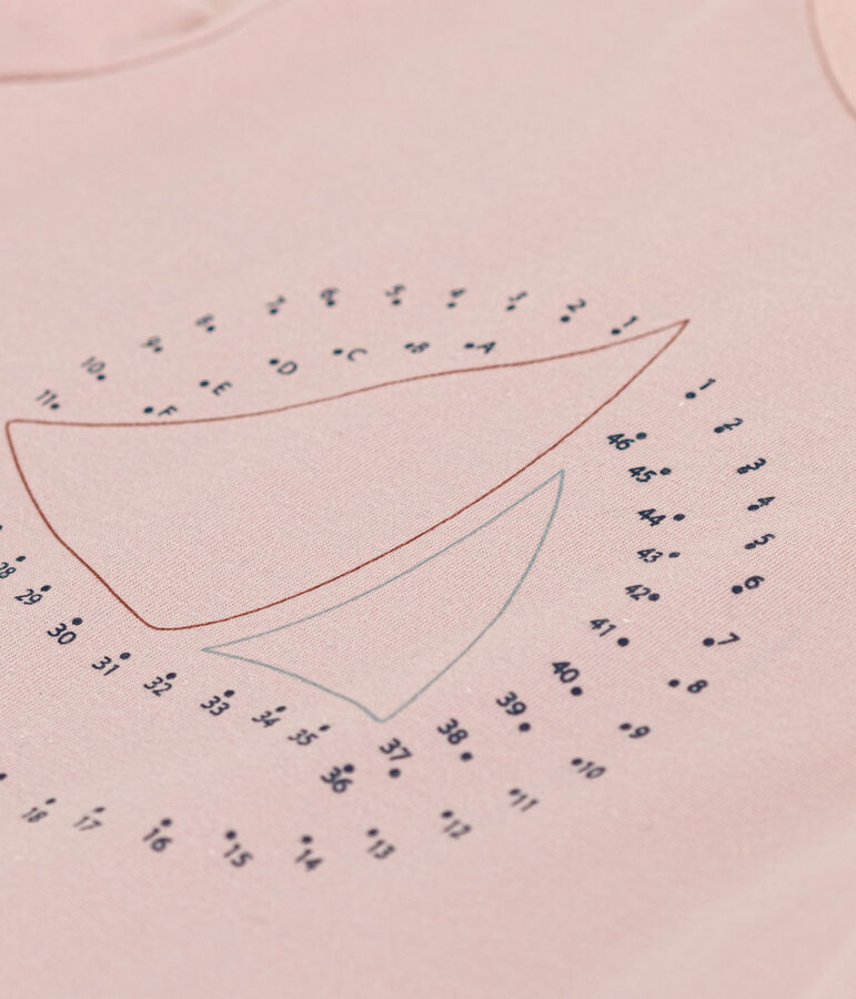 Girls' Lightweight Jersey T-Shirt SALINE pink