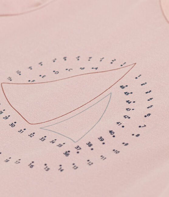 Girls' Lightweight Jersey T-Shirt SALINE pink