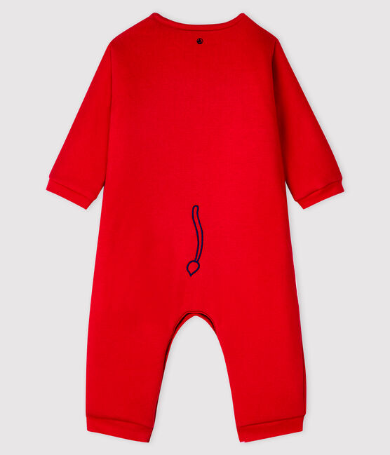 Babies' Unisex Cotton Romper TERKUIT red