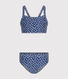 Girls' Two-Piece Printed Swimsuit