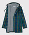 Unisex Raincoat LIMOGES blue/MULTICO white