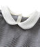Baby girl's milleraies striped bodysuit SMOKING blue/COQUILLE beige