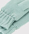 Unisex Fleece-Lined Knitted Mittens PAUL green