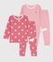 Pack of children's pyjamas in printed cotton variante 1