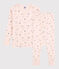 Girls' Princess Print Snugfit Cotton Pyjamas FLEUR pink/MULTICO white