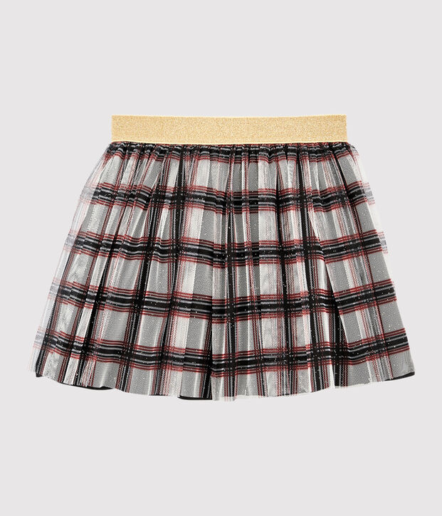 Girls' Tulle Skirt white/multicolor