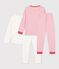 Pack of children's printed cotton pyjamas multicolor
