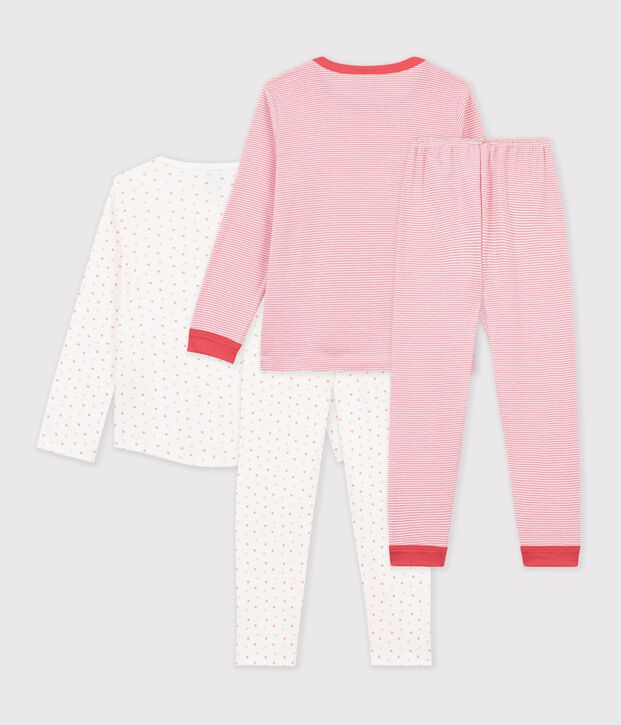 Pack of children's printed cotton pyjamas multicolor