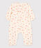 Babies' Bird Patterned Cotton Gauze Jumpsuit AVALANCHE white/MULTICO