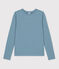 Women's Warm Iconic Round Neck Cotton T-Shirt ROVER blue