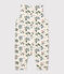 Babies' Patterned Fleece Jumpsuit AVALANCHE white/MULTICO