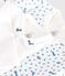 Babies' outfit in cotton with foxes printed on the collar white/multicolor