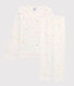 Girls' Confetti Print Fleece Pyjamas