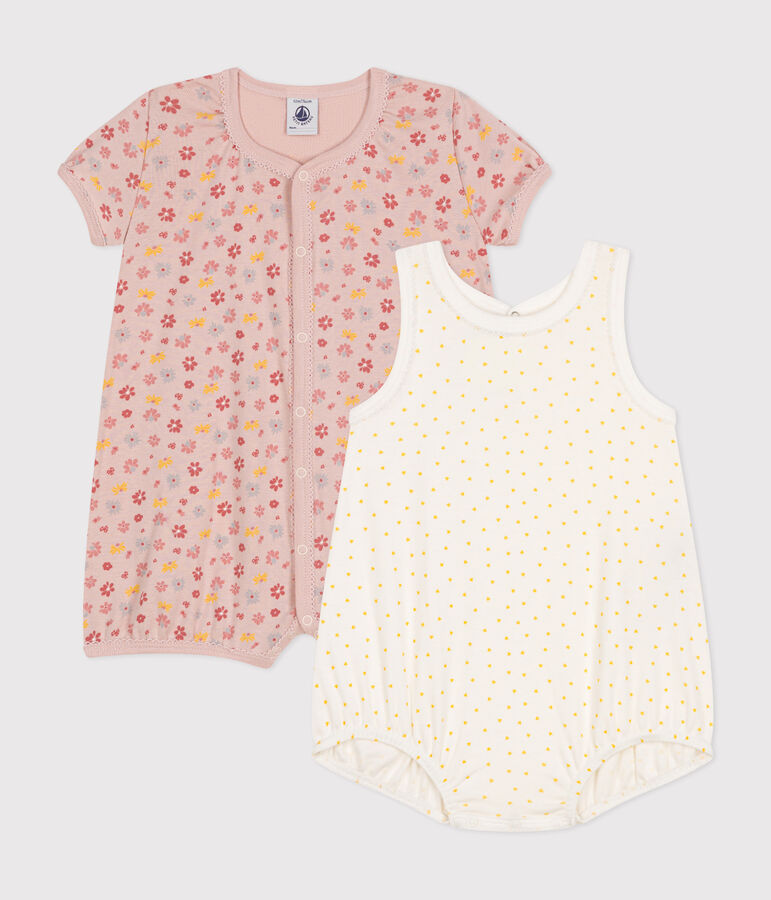 Babies' Cotton Playsuits - 2-Pack variante 1