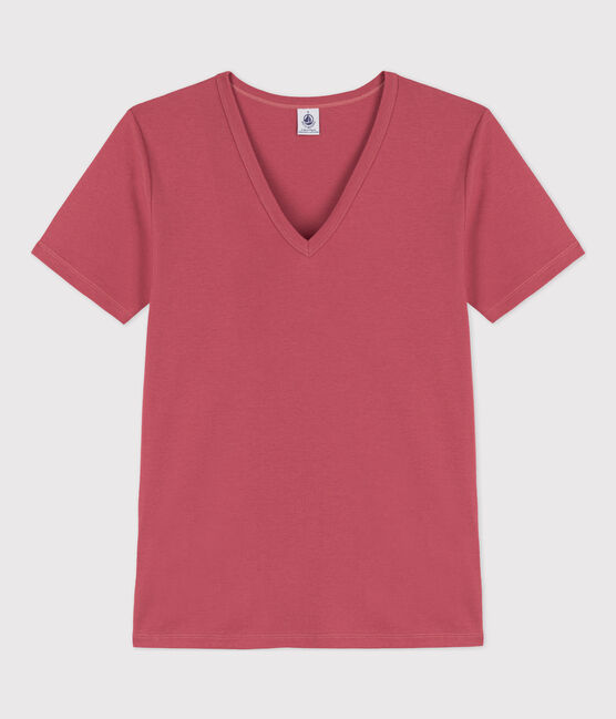 Women's Iconic Cotton V-Neck T-Shirt PAPI pink