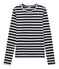 Women's Long-Sleeved Iconic T-Shirt SMOKING blue/BELUGA grey