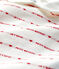 Petit Bateau Baby Girls' Sleepsuit with Woven "Je t'aime" MARSHMALLOW white/TERKUIT red
