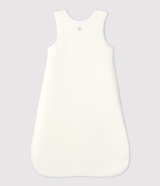 Babies' Organic Cotton Velour Sleeping Bag white
