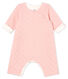 Babies' Long Jumpsuit in Quilted Tube Knit