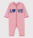 Babies' Footless Fleece Sleepsuit