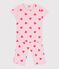 Children's heart print cotton capri pyjamas MARQUISE /PEACHY