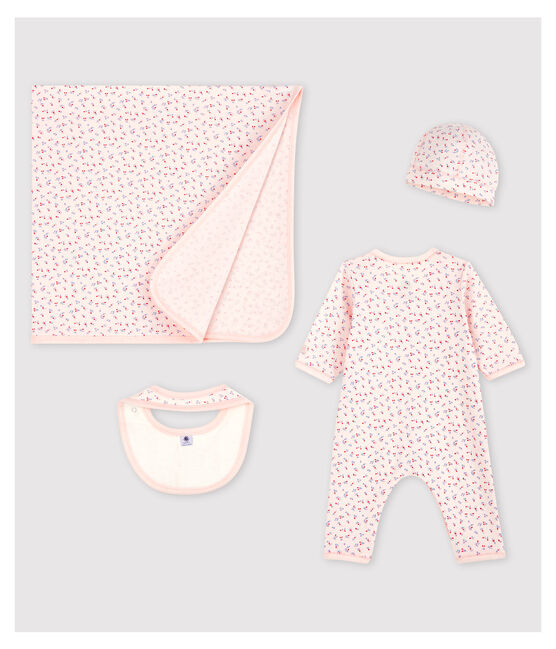Babies' Pink Organic Cotton Newborn Gift Set variante 1