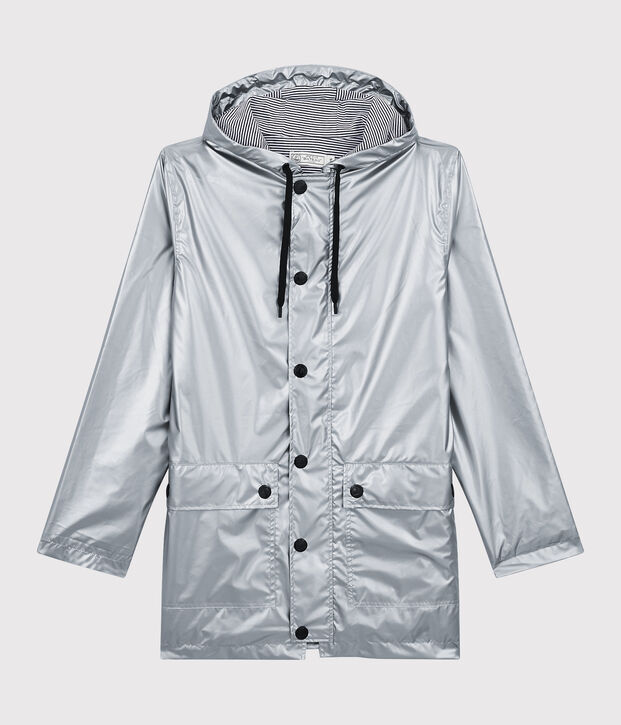 Women's Iconic Silver Raincoat grey