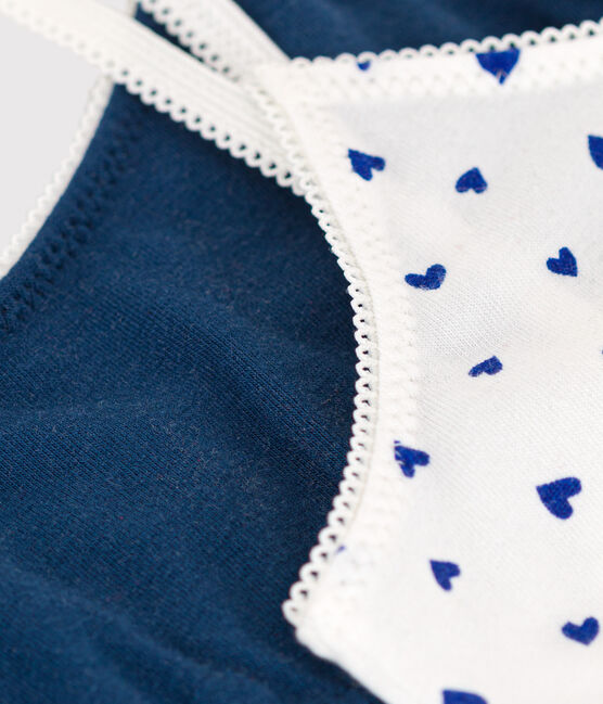 Girls' Heart Cotton and Elastane Bralettes - 2-Pack variante 1