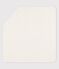 Babies' Organic Cotton Maternity Blanket MARSHMALLOW white/ORGE