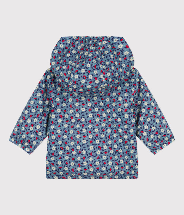 Babies' Recycled Polyester Windbreaker blue/multicolor