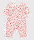 Long Quilted Organic Cotton Tube Knit Baby Jumpsuit