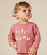 Babies' fleece sweatshirt