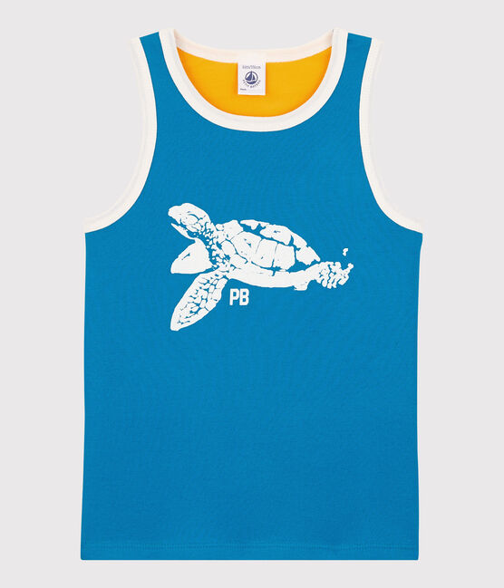 Boys' Sleeveless Jersey Top MYKONOS blue
