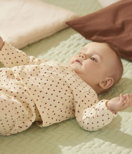Babies' Graphic Print Tube Knit 3-Piece Set MARSHMALLOW white/MULTICO white