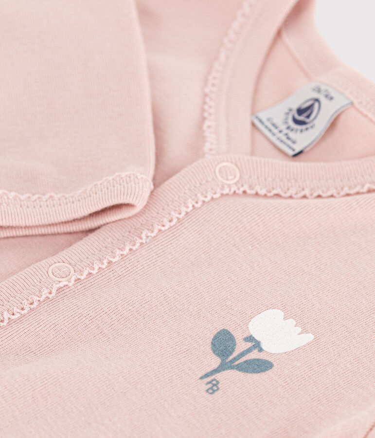 Pink Cotton Sleepsuit pink