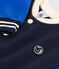 Babies' fleece varsity-style jacket SMOKING /CALVIN