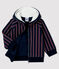 Baby boy's hooded sweatshirt SMOKING blue/MULTICO white