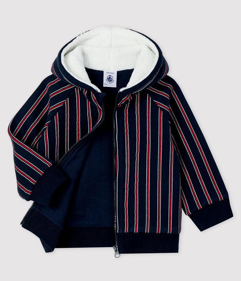 Baby boy's hooded sweatshirt blue/multicolor